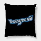 Newjeans Throw Pillow Signature — Blue Casual Ver.