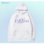 هودي سحاب Bambam — إصدار "Ribbon" — Bambam Black Hoodie
