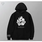 هودي أوفرسايز Exo — إصدار "EXO" — Exo Black Hoodie