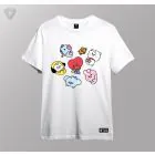 Bt21 Graphic Tee — Beige Retro Ver.