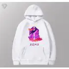 هودي بولوفر Bts — إصدار "BTS" — Bts Black Hoodie
