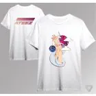 Ateez K pop T shirt — White Retro Ver.