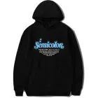هودي بولوفر Seventeen — إصدار "Semicolon" — Seventeen White Hoodie
