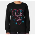 Apink Crewneck Sweatshirt LOGO — Purple Exclusive Ver.