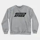 Ateez Crewneck Sweatshirt — Silver Collectible Ver.