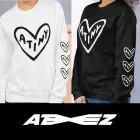Ateez K pop Sweatshirt — Gold Retro Ver.