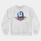 Bt21 Oversized Sweatshirt — White Retro Ver.