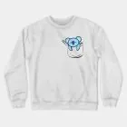 Bt21 Oversized Sweatshirt — Navy Casual Ver.