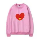 Bt21 Oversized Sweatshirt — Red Classic Ver.