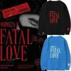 Monsta X Oversized Sweatshirt FATAL LOVE — White Exclusive Ver.