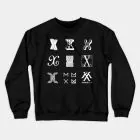 سويتشرت ياقة مستديرة Monsta X — إصدار "All Members Symbols" — Monsta X Limited Edition