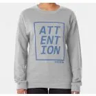 Newjeans Crewneck Sweatshirt ATTENTION — White Collectible Ver.