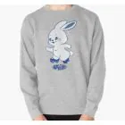 Newjeans Oversized Sweatshirt Bunny Artwork — Beige Casual Ver.