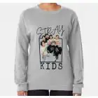 Stray Kids Crewneck Sweatshirt Vintage Style — Navy Edition