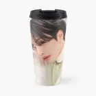 كوب حافظ Ateez — إصدار 1 إصدار "Ateez Travel Mug" — Ateez White Edition