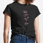 Black Pink Unisex Tee BLACKPINK SIGNATURES — Silver Retro Ver.