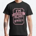 تيشيرت يونيسكس Black Pink — إصدار "BLINK BLACKPINK" — Black Pink Oversized Ver.