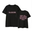 Black Pink K pop T shirt Signature — White Premium Ver.