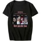 Black Pink Unisex Tee How — Pink Retro Ver.