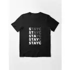 Stayc Oversized Tee — Gold Edition