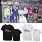 Stray Kids Oversized Tee Signature — Beige Retro Ver.