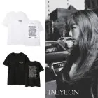 Taeyeon Oversized Tee PURPOSE — Black Collectible Ver.