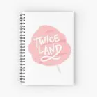 Twice Spiral Notebook land — Black Collectible Ver.